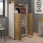 Armário Office 2 Portas California Mel Cacao