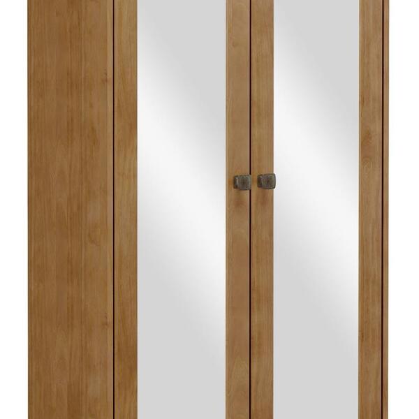 Armario Organizador 2 Portas C/espelho Prata Freijo 2802f - F