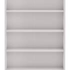 Armário Organizador 2 Portas Prata Com Espelho - Off White/fr