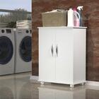 Armário Organizador 2 Portas Prateleiras Lavanderia Multiuso