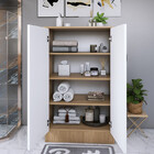 Armário Organizador 4 Prateleiras Para Sala Cozinha  Quarto M