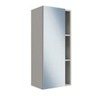 Armário Organizador Com 2 Prateleiras E Porta Com Espelho Are