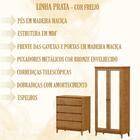 Armario Organizador Com Espelho E Comoda Mdf/madeira Maciça P