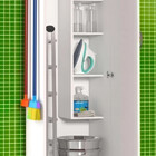 Armário Organizador De 1 Porta Multiuso
