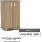 Armário Organizador E Sapateira Limeira C/ 5 Prateleiras E Es