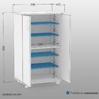 Armário Organizador E Sapateira Limeira C/ 5 Prateleiras E Es