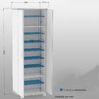 Armário Organizador E Sapateira Limeira C/ 9 Prateleiras E Es