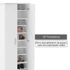 Armário Organizador E Sapateira Limeira C/ 9 Prateleiras E Es