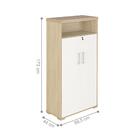 Armário Organizador Isérnia Carvalho Branco