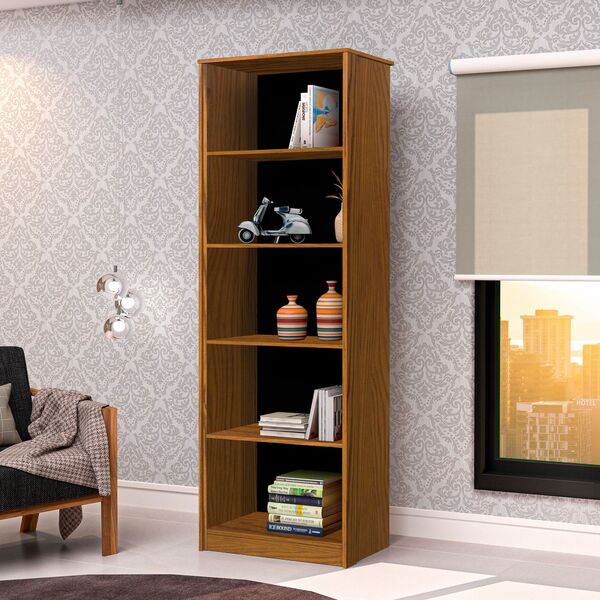 Armário Organizador Livreiro 4 Prateleiras Office Escritório