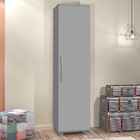 Armário Organizador Multiuso 1 Porta Sofia Cinza - Rede Móveis