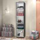 Armário Organizador Multiuso 1 Porta Sofia Preto - Rede Móveis