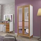 Armario Organizador Multiuso Com Espelho Mdf/madeira Maciça 2