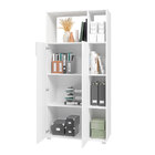 Armário Organizador Multiuso Para Escritório 186 X 90 Cm Mdp