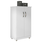 Armário Organizador Multiuso Rosana 2 Portas Branco - Desk De
