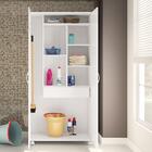 Armário Organizador São Paulo Com 2 Portas Branco Brilho - Po