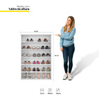 Armário Organizador Sapateira Multiuso Laís 5 Prateleiras Bra