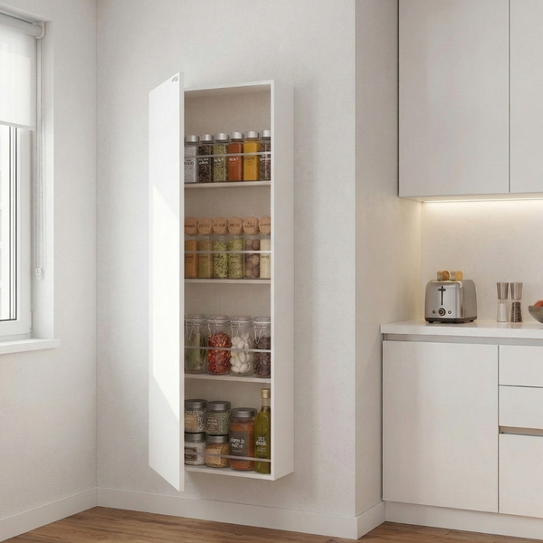 Armário Organizador Utilitário 1 Porta Branco Carraro