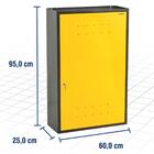 Armário P/ Ferramentas Parede C/ 01 Gaveta 95x60x25cm Vonder