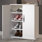 Armário P/ Quarto Arquivos Sapateira Roupas Cor Branca
