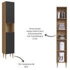 Armário Paneleiro 2 Portas 1 Nicho 35cm Veneza Modulada Mel/g