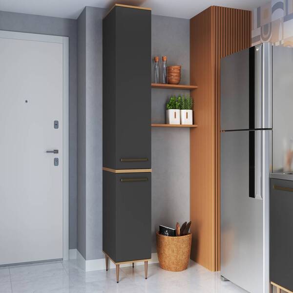 Armário Paneleiro 40cm 2 Portas Is1840 Linha Isabelle Delmarc