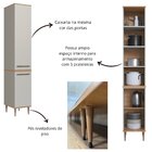 Armário Paneleiro 40cm 2 Portas Isabelle Freijó/arenas