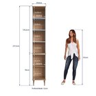 Armário Paneleiro 40cm 2 Portas Isabelle Freijó/arenas