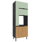 Armário Paneleiro 80cm Com 3 Portas E 2 Portas Basculantes Ne