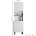 Armário Paneleiro Cozinha Filadélfia Branco