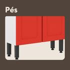 Armário Paneleiro De Aço 6 Portas 2 Vidros Colors Bertolini V