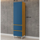 Armário Paneleiro De Cozinha 2 Portas Pilar