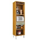 Armário Paneleiro Em Mdp/mdf 2 Portas 1 Gaveta Isabela Cinamo