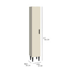 Armário Paneleiro Para Cozinha Max 33 X 195 Cm 1 Porta Mdp Ci