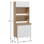 Armário Paneleiro Torre Quente Cozinha Forno E Microondas Ave