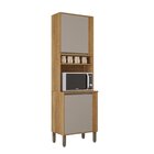 Armário Paneleiro Torre Quente Pérola Cinamomo/off White