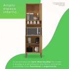 Armário Paneleiro Torre Quente Pérola Cinamomo/off White