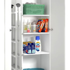 Armário Para Área Serviço 2 Portas Vassouras - Branco