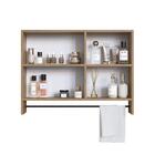 Armario Para Banheiro 01 Porta Com Espelho 80cm Proddy