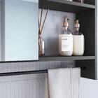 Armario Para Banheiro 01 Porta Com Espelho 80cm Proddy