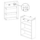 Armário Para Banheiro 1 Porta Com Espelho B85 Novam