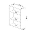 Armário Para Banheiro 1 Porta Com Espelho B85 Novam