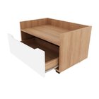 Armário Para Banheiro 60cm Com 1 Gavetas E Rodízio Bn3647 Bra