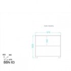 Armário Para Banheiro Bbn63 Brv Móveis