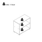 Armário Para Banheiro Bbn63 Brv Móveis