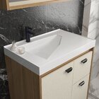 Armário Para Banheiro Com Cuba E Espelheira Itapuã/off White