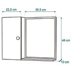 Armário Para Banheiro Com Espelheira E Cuba Itália Branco