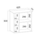 Armário Para Banheiro Com Espelheira E Cuba Itália Marrom/bra