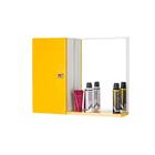 Armário Para Banheiro Com Espelho Amarelo