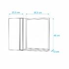 Armário Para Banheiro Com Espelho Amarelo Barra Vertical